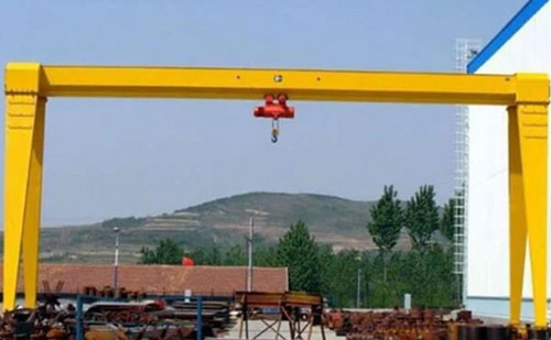 Однобалочный козловой кран 2 тонны продажи в Узбекистан