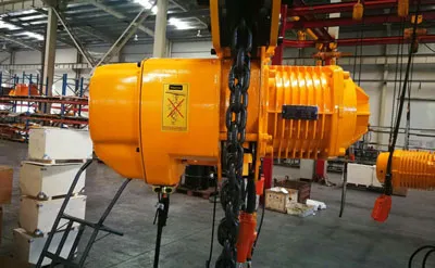 7.5 Ton 11 M Electric Chain Hoist for Sale to Singapore