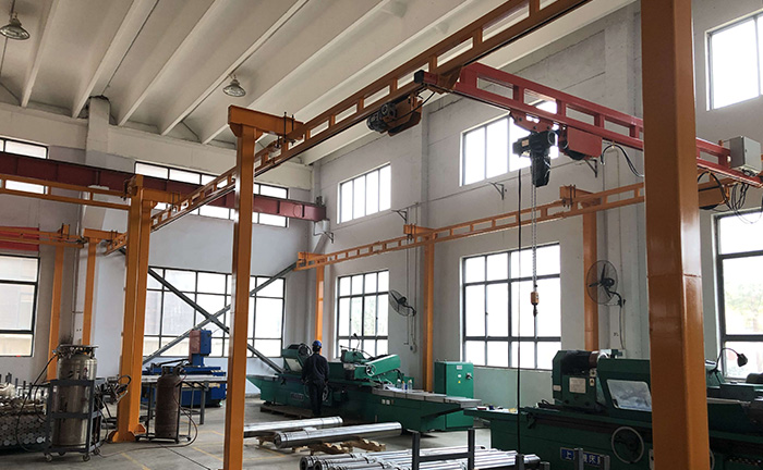 Freestanding Workstation Overhead Bridge Cranes