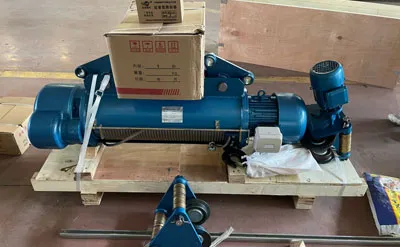 3 Ton 18m Overhead Crane without Main Girder with Electric Wire Rope Hoist for Sale to Yemen