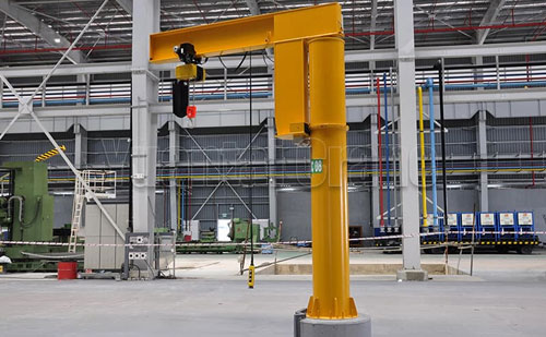 10 Ton Pillar Mounted Jib Cranes for Sale to Indonesia