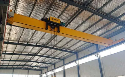 Puente grúa monorriel de altura reducida