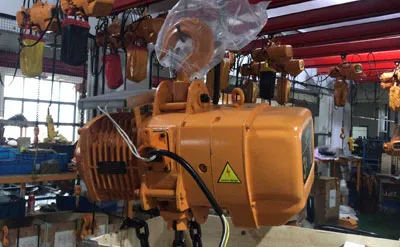 Polipasto Eléctrico de Cadena Fijo de 3 Toneladas y 9 Metros Venta a República Dominicana