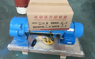 Polipasto Eléctrico de Cable con CD Fijo de 1 Tonelada y 9 Metros Venta a Colombia