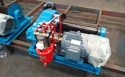 Producción de un cabrestante eléctrico de 1 tonelada y 120 metros