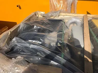 grúa pluma giratoria montada en columna de 15 toneladas