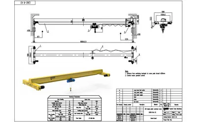 Precio de Puente Grúa Monorriel de 2 Toneladas, 8 Metros y 6m Venta a Colombia