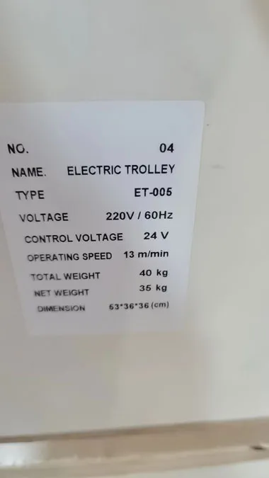 Polipasto Eléctrico de Cadena de 500 kg