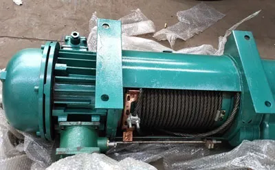 5 Ton 3.75M H-9M LHB type Double Girder Overhead Crane with Explosion-proof Electric Wire Rope Hoist for Sale to Yemen