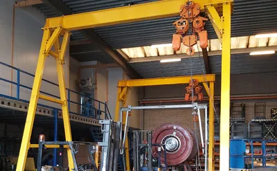 Grúa Pórtico Móvil Portátil 10 Toneladas 5M H-6M Venta a México