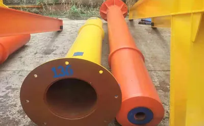 Grúa Giratoria con Pluma Montada en Columna de 2 Toneladas y 5,8 M con Polipasto Eléctrico de Cadena de Baja Altura Venta a México