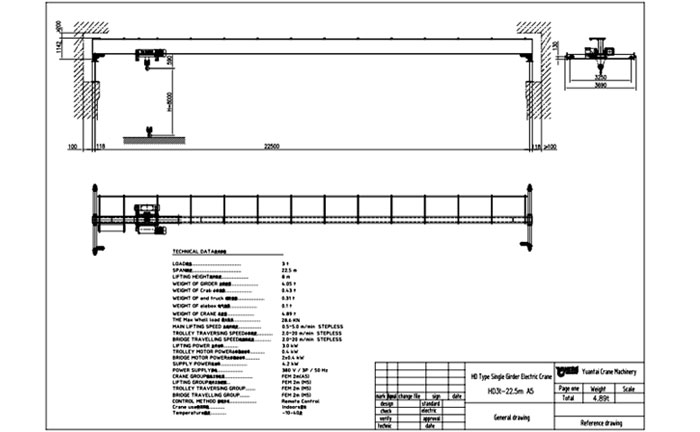 Казахстанскии клиент купить мостовой кран 3 тонны 22,5 м 8 м