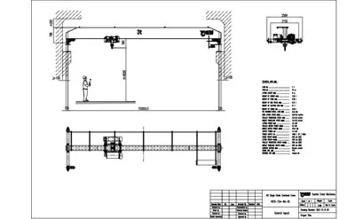 Precio de Grúa Viajera Monorriel de tipo Europeo de 3 Toneladas 15m y H-8m Venta a México