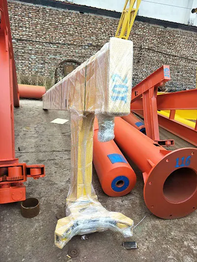 Embalaje de la grúa pluma de 1,5 toneladas