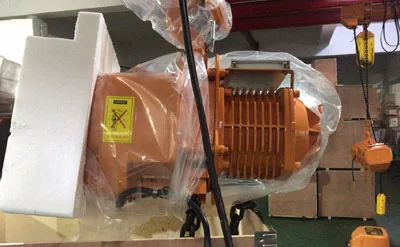 Polipasto Eléctrico de Cadena Fijo de 3 Toneladas