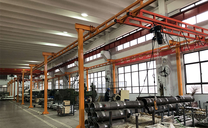 Grúas puente elevadoras para estaciones de trabajo independientes