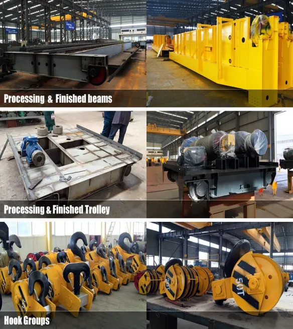 Processing of 50 Ton European Double Girder Overhead Crane