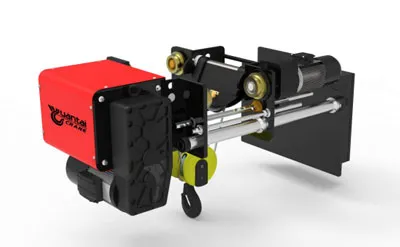 Polipasto Eléctrico de Cable tipo Europeo de Altura Reducida de 3 Toneladas y 5 M Venta a México