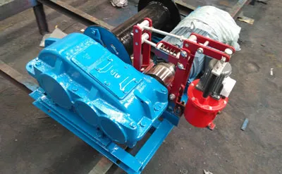 Producción de un cabrestante eléctrico de 1 tonelada y 120 metros