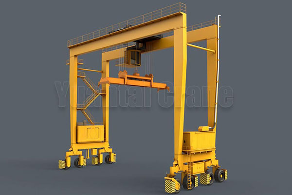 100 Ton Rubber-Tired Gantry Crane (RTG)  
