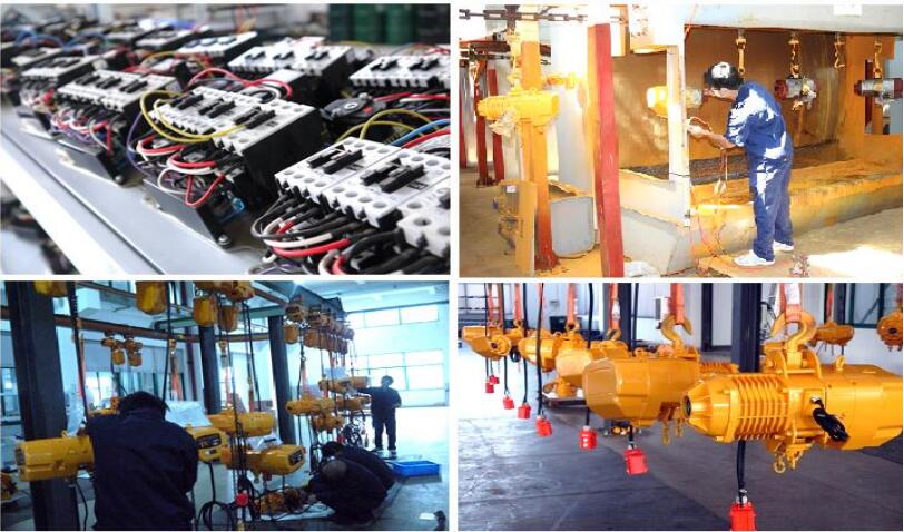 1 ton electric chain hoist processing