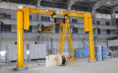 Precio de Grúa Pluma Giratoria Montada en Columna de 1.5 Toneladas 3 M y H-2.6M con Polipasto Eléctrico de Cadena Vendida a Perú