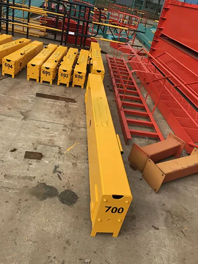 Fabricación de una puente grúa monorriel de 10 toneladas