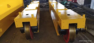 Accesorios de la grúa puente de doble viga con cuchara de 20 toneladas