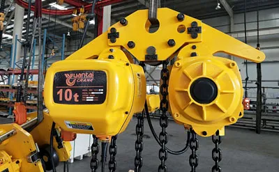 Polipasto Eléctrico de Cadena de 10 Toneladas y 5 Metros Venta a Argentina