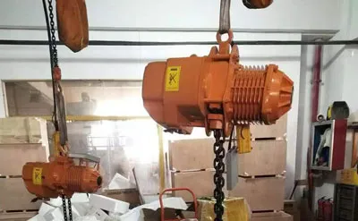 Polipasto Eléctrico de Cadena 3 Toneladas 18.3M Venta a Bolivia