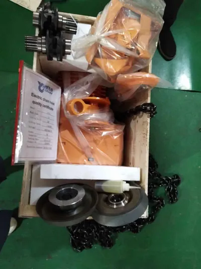 Paquete de Polipasto Eléctrico de Cadena 3 Toneladas