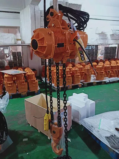 Polipasto Eléctrico de Cadena Fijo de 5 Toneladas