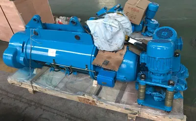 Puente Grúa Monorriel de 5 Toneladas y 20 M y H-9 M con CD Polipasto Eléctrico de Cable Venta a Brasil