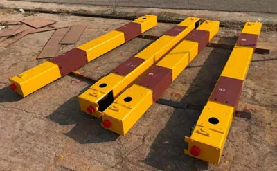 10 Ton 13.2 M H-4.2M Overhead Crane with Electric Wire Rope Hoist for sale to Oman