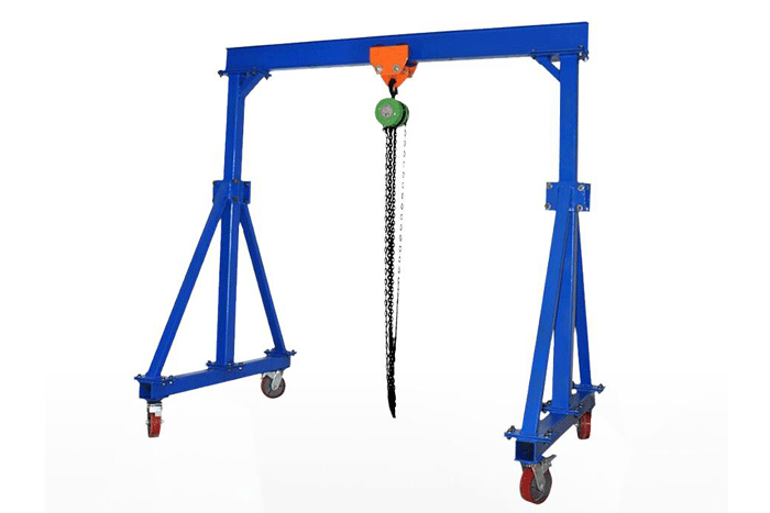 Different Types of Small Portable Gantry Crane with Electric Hoist Specifications