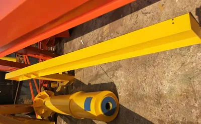 Producción y envasado de BZ Grúa Pluma Giratoria Montada en Columna de 2 Toneladas