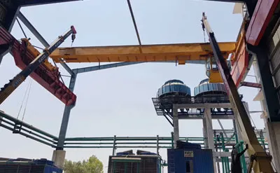 Grúa Viajera Birriel de 20 Toneladas y 21.5 M y H-20 M Venta a una acería en México