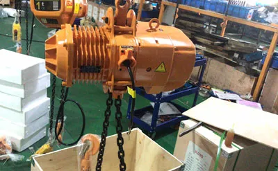 Polipasto Eléctrico de Cadena 2 Toneladas 10M Venta a Venezuela