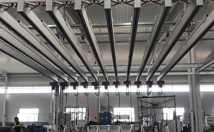 Grúas puente elevadoras para estaciones de trabajo independientes