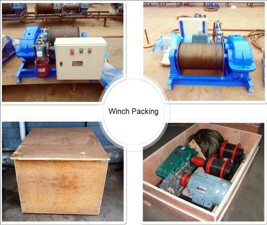 Paquete de cabrestante eléctrico de 10 toneladas