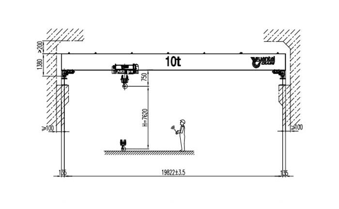 10 Ton Overhead Crane