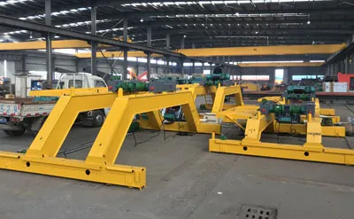 5 Ton 3.75M H-9M LHB type Double Girder Overhead Crane with Explosion-proof Electric Wire Rope Hoist for Sale to Yemen