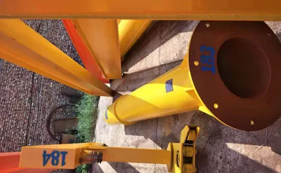 Grúa Pluma Giratoria Montada en Columna de 2 Toneladas 4 M y H-2.35M con Polipasto Eléctrico de Cable Vendida a México