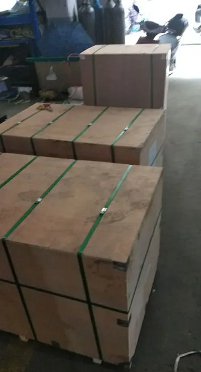 Embalaje de la grúa de pórtico móvil portátil de 10 toneladas: