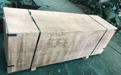 Embalaje del polipasto eléctrico de cable de 5 toneladas