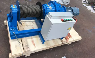 Cabrestante eléctrico de 2 toneladas y 20 M con frecuencia variable Venta a Argentina