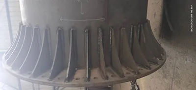 grúa pluma giratoria montada en columna de 15 toneladas