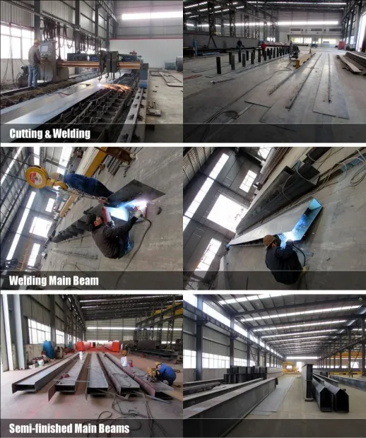 Proceso de producción de Puente Grúa de 10 Toneladas