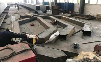 Production process of 5 ton explosion-proof double girder overhead crane