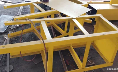 Producción de puente grúa birriel de 5 toneladas